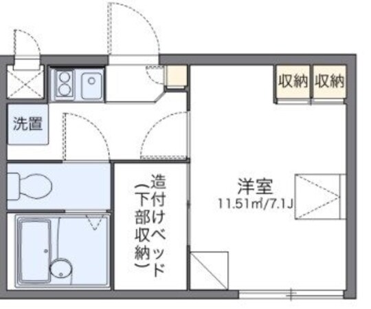 レオパレスグレイスの物件間取画像